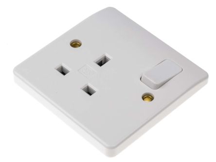 1G 13A Socket White