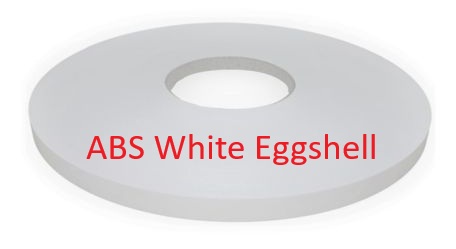 ABS 24H 1/22MM White Eggshell