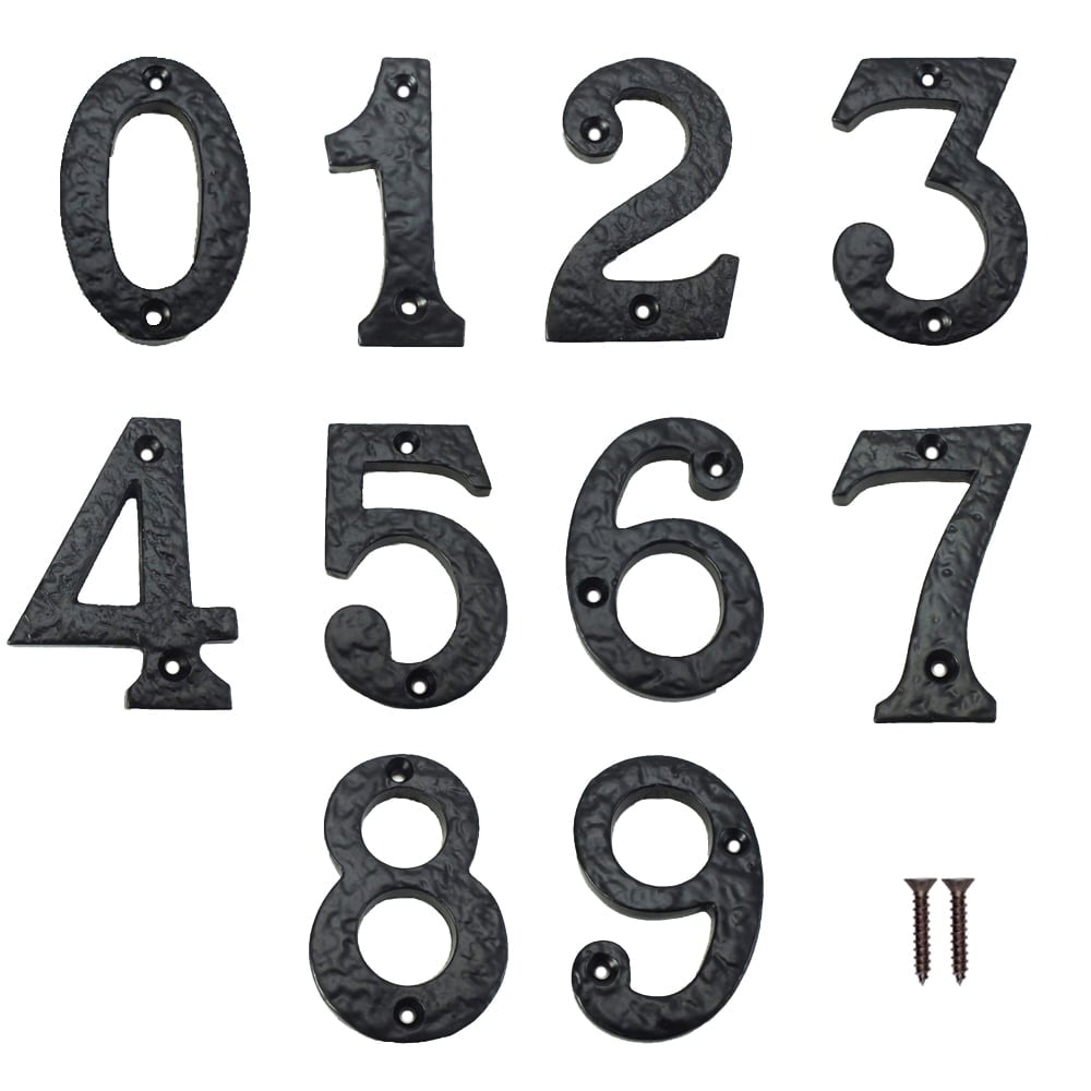 [002964] BLACK ANTIQUE NUMBERS S3350/G