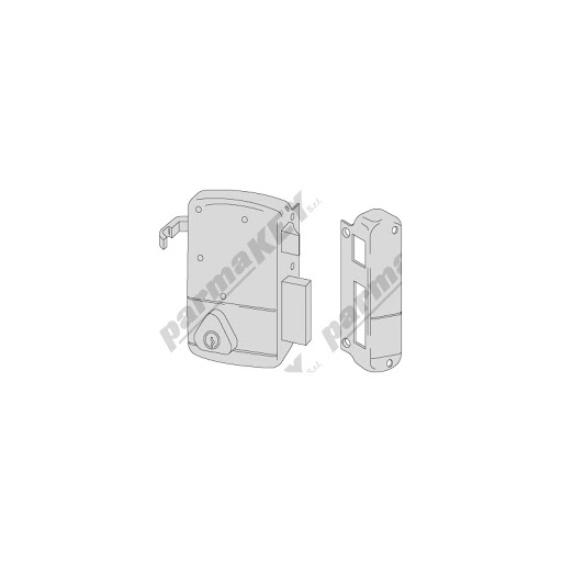 [000097] Cisa Lock 45mm Right 50220-45-1