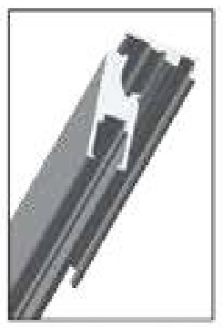 [003384] Al.Profile Decofix Angular Anodized 2.8mt