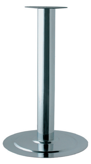 COM Bistrot Table Leg 71cm Chrome