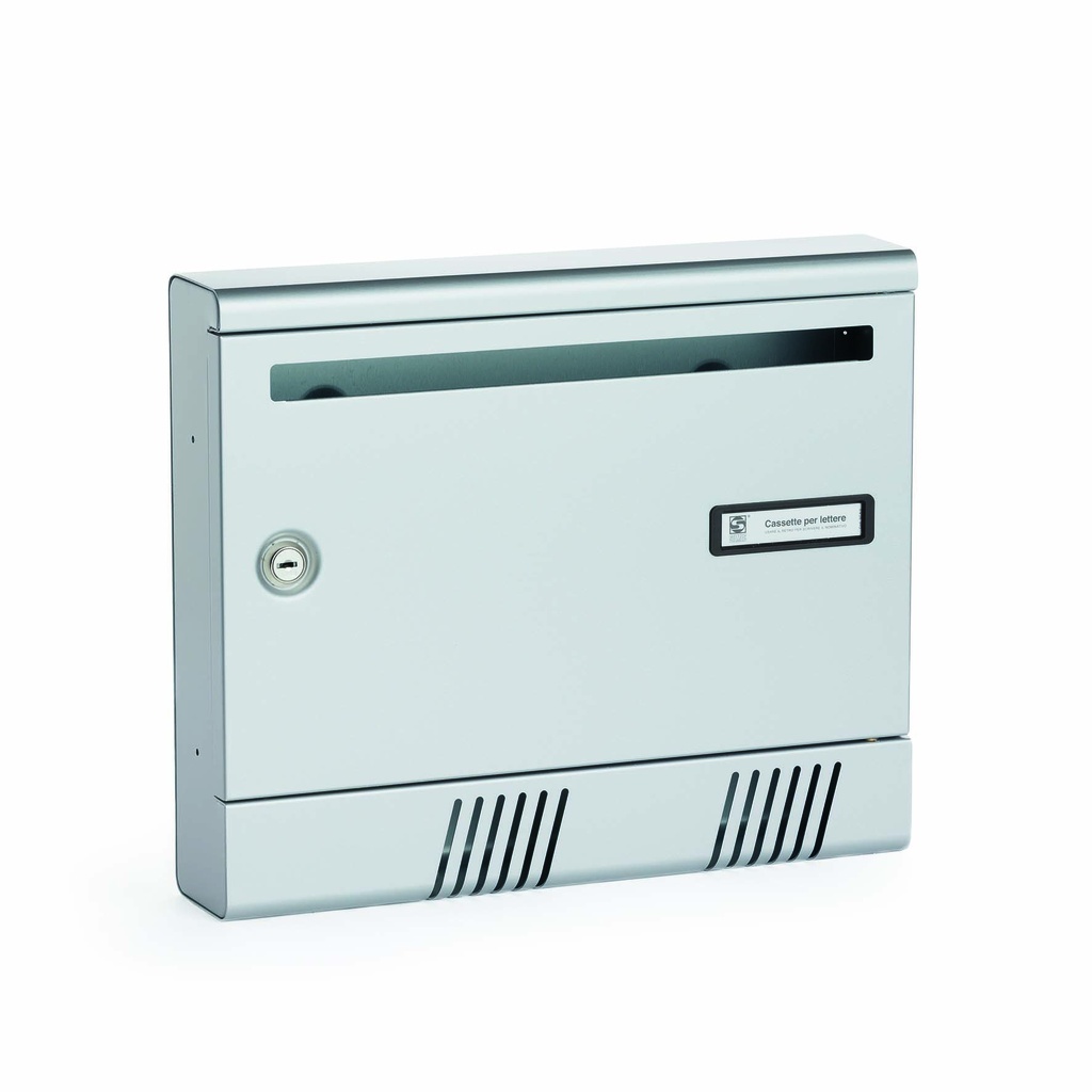 [000739] Letter Box Alum Silver No.2