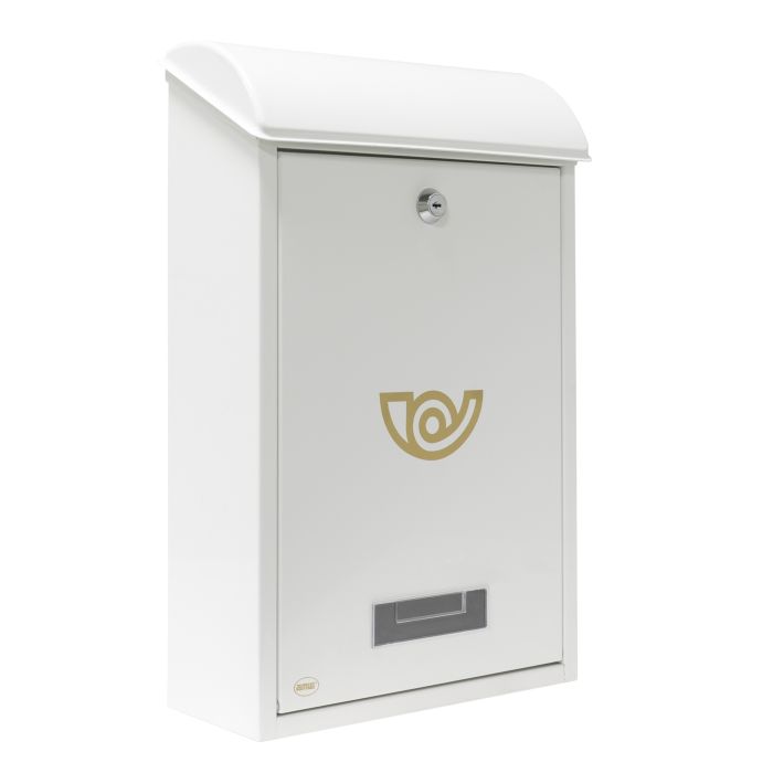AMIG Letter Box 2 White