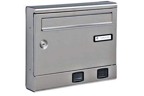 [003191] Letter Box S/Steel No.2