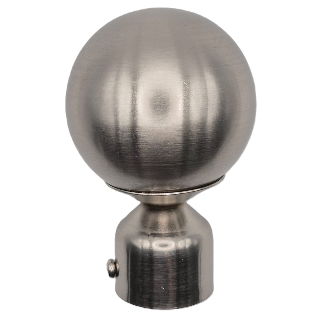 MUD Curtain End Round 28mm S/S