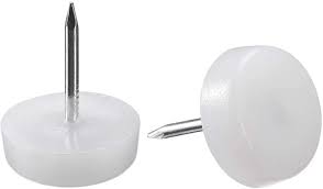 [000943] Plastic Nail Glide White 16mm DEGOL