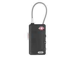 X - Abus Padlock Luggage Comb w/Wire 148 TSA/30