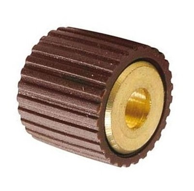 Shelf Support Round Screwed Brown