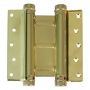 AMIG Double Spring Action Hinge Brass 100mm
