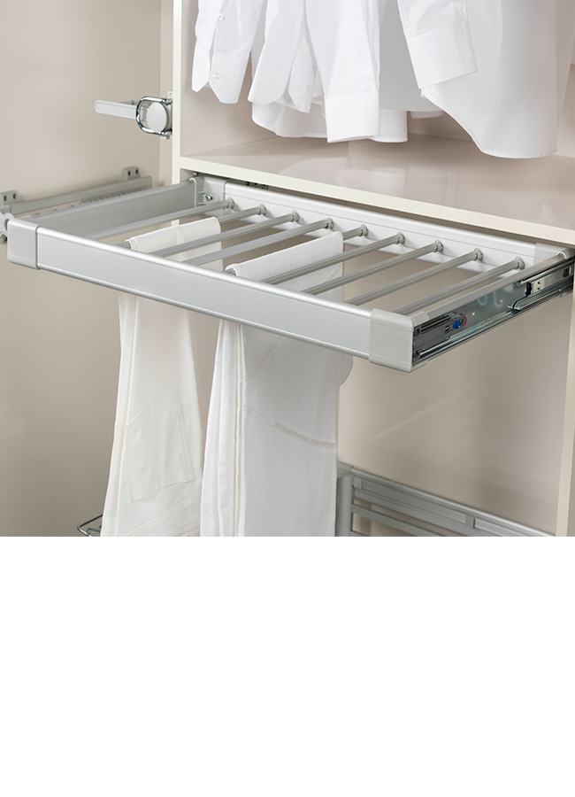 [004288] Trouser Rack 50cm S6213 Grey
