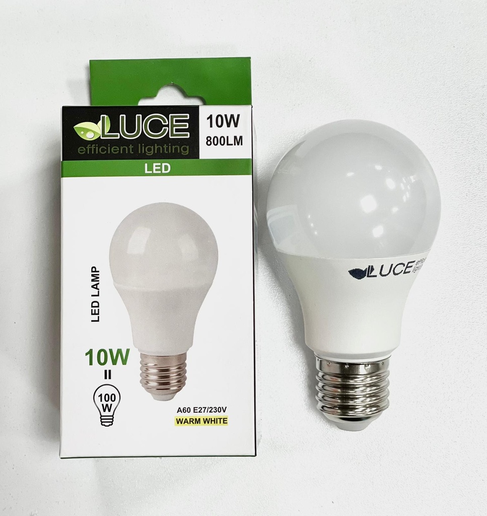 Luce Led 10w E27 Warm