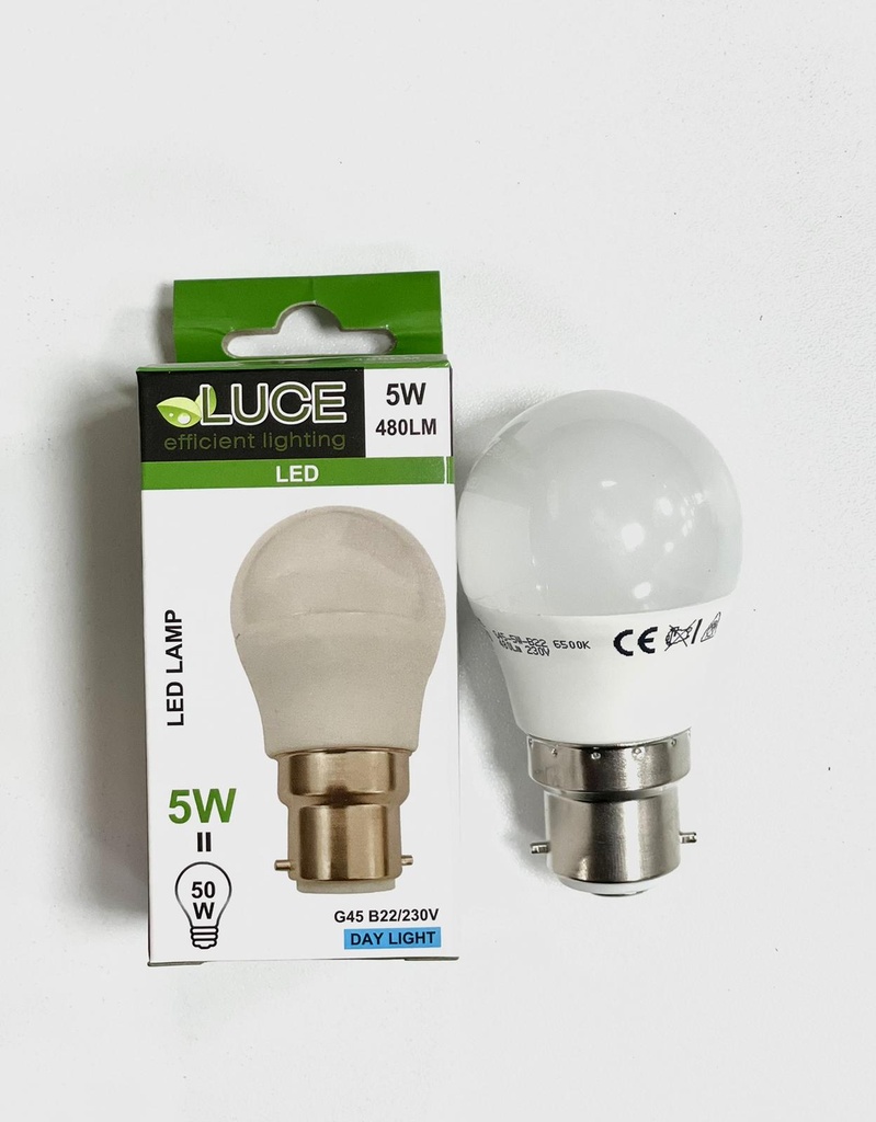 Luce Led Ball 5w B22 Day