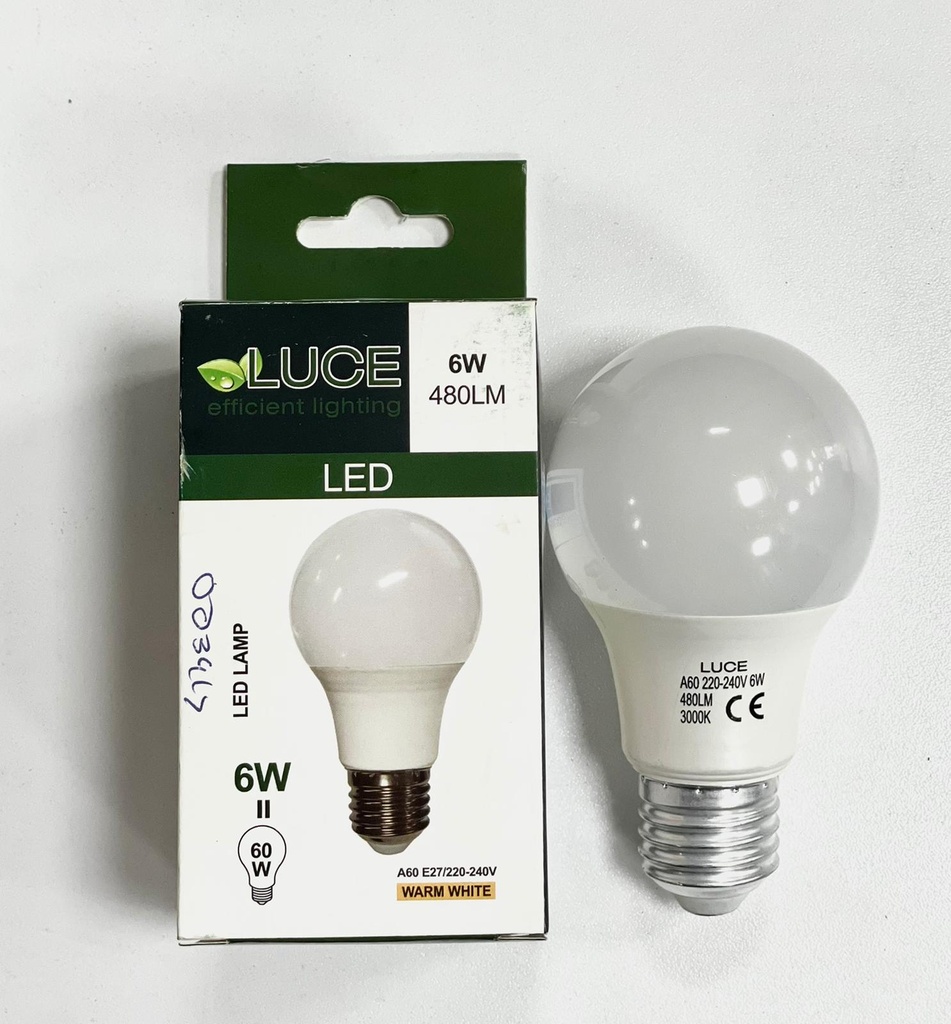 Luce Led Ball 6w E27 Warm