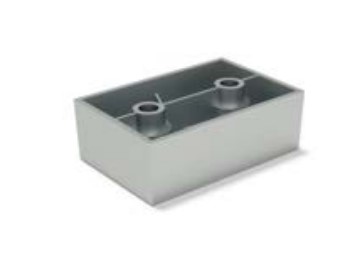 Plastic Leg 20mm R20 Ral 9006