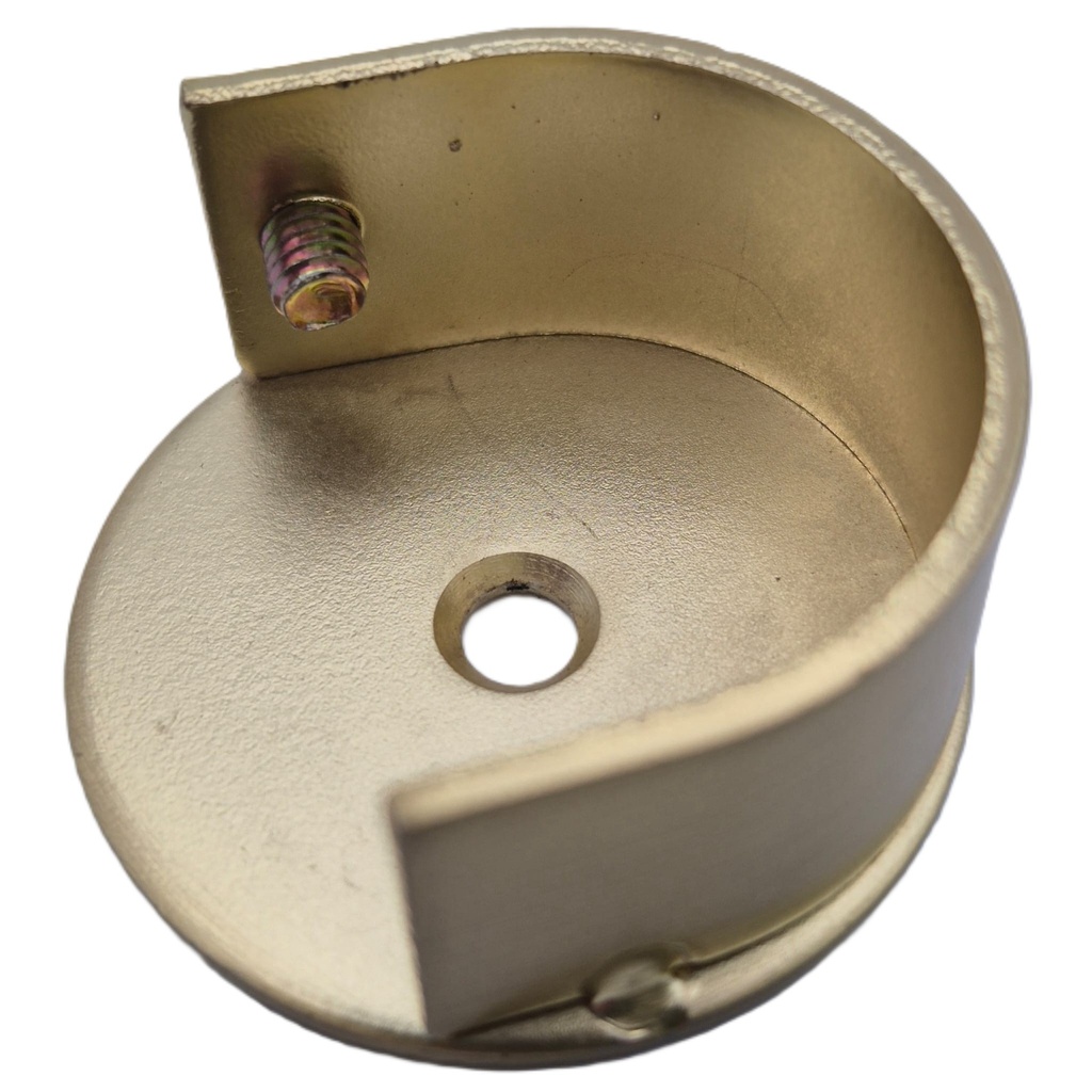 MUD Curtain Side Holder 28mm Matt Brass
