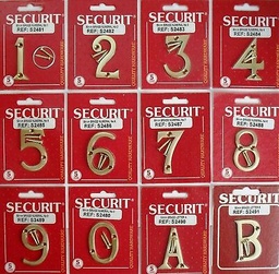 [002945] BRASS NUMBERS S2480/G