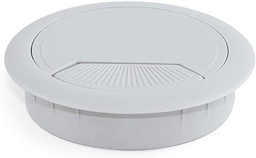 [000624] Cable Desk Cover Grey Round 80mm
