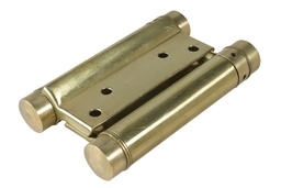[001806] Double Spring Action Hinge Brass 100mm