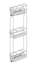 [000024] Bottle Holder Top Unit 150mm L S2913 Chrome