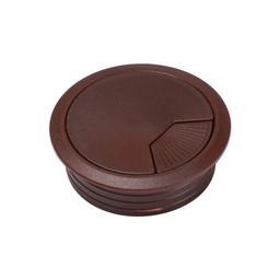 [000160] Cable Desk Cover Brown Round 80mm