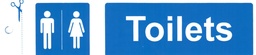 [000015] Self Adhesive Sign - Unisex Toilet