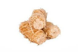[000930] Natural Twisted Wood Wool Fire Starter