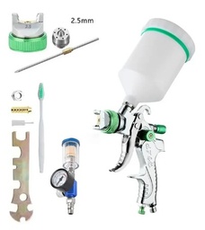[000814] Spray Gun 1.4mm/2.5mm Gravity Metal