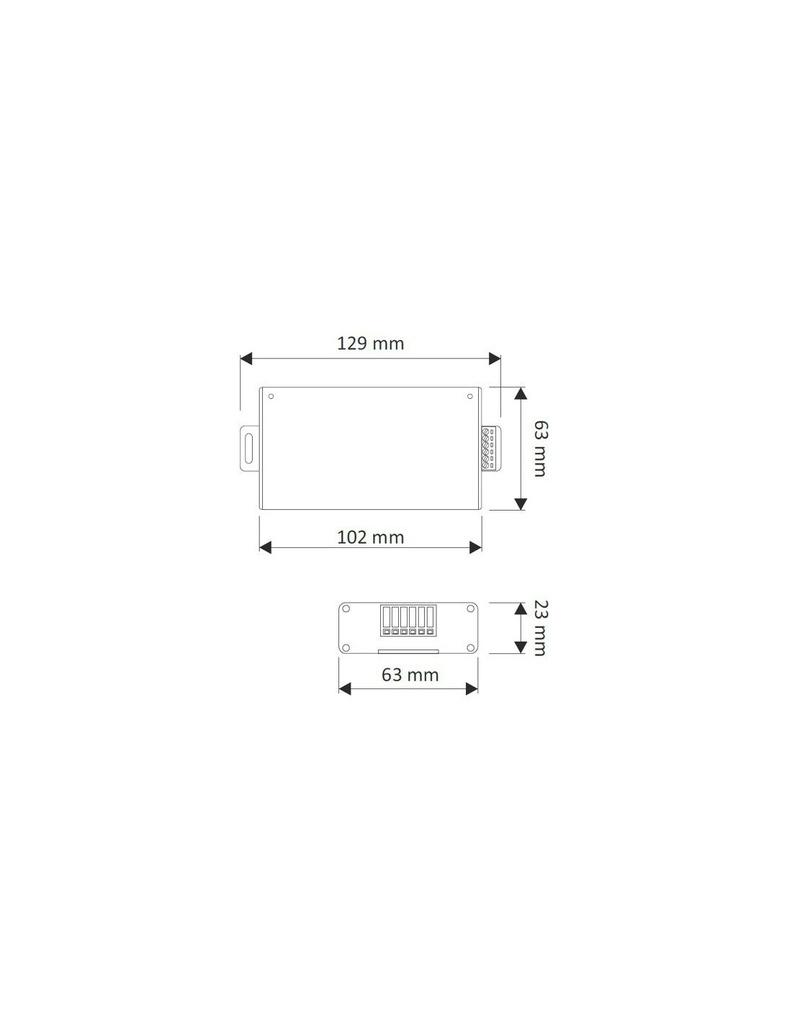 Led RGB Controller with RF Remote