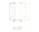 Swinging Hinge Zinc 100mm