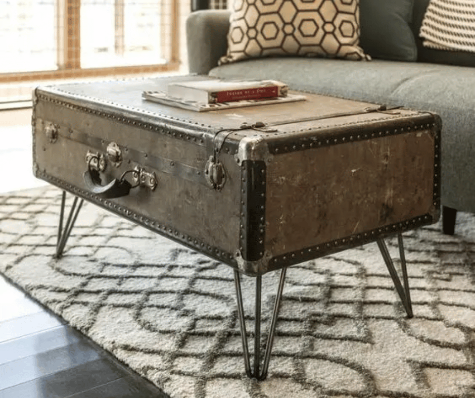 Table Leg Ucgen Black 74cm