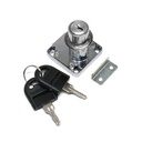 Drawer Lock 38mm Chrome