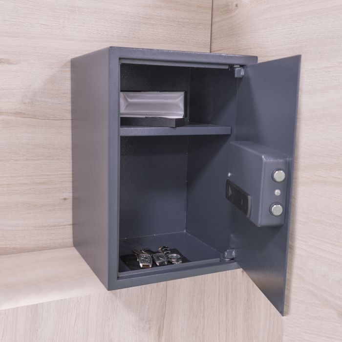 AMIG Safe Box Topsecure-S 50x31x35cm Grey