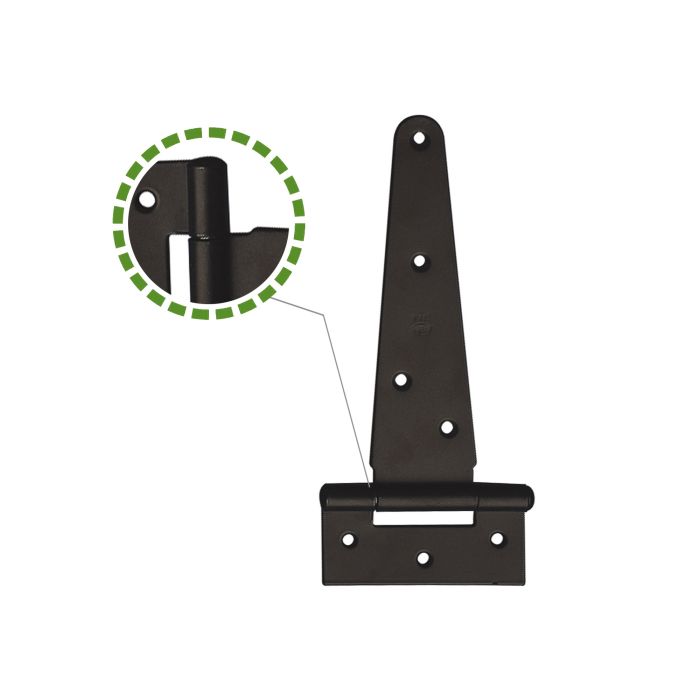 AMIG Hinge T Type Black 300mm