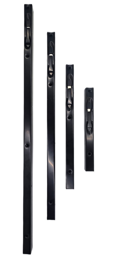 DB1021 Inset Door Bolt 600mm Black