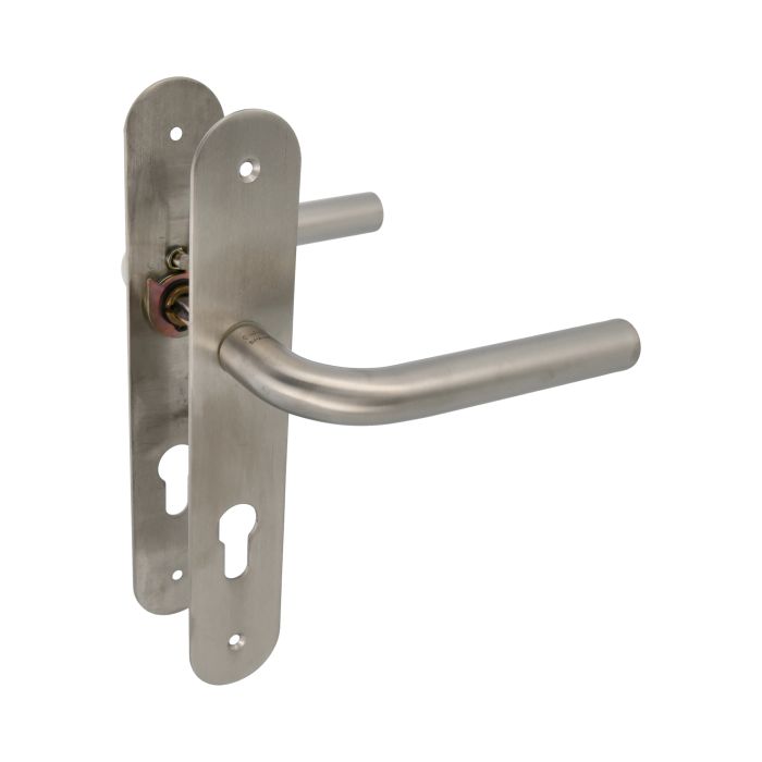 AMIG Handle Mod. 4LB Full Plate Stainless Steel