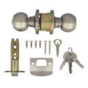 AMIG KnobSet Entrance 610 Satin Nickel