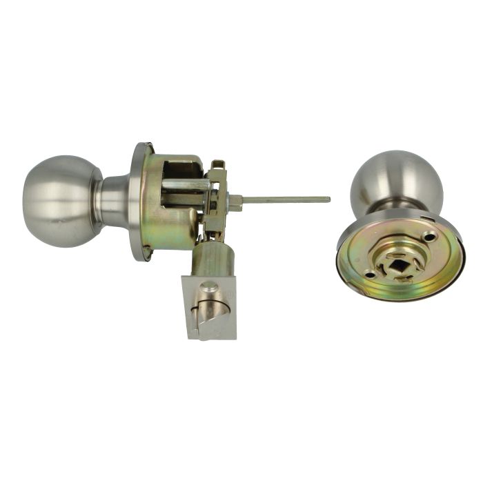 AMIG KnobSet Entrance 610 Satin Nickel