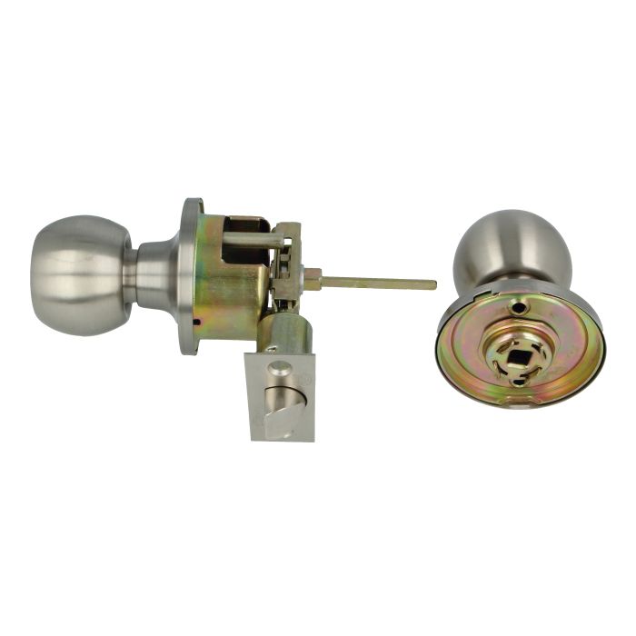 AMIG KnobSet Private 612 Satin Nickel