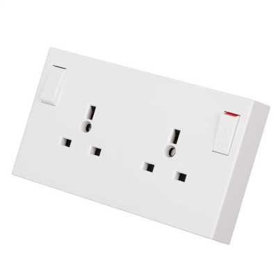 1G to 2G Conversion Wall Plated Socket