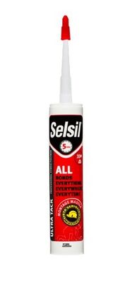[007844] Selsil Ultra Tack White 290ml