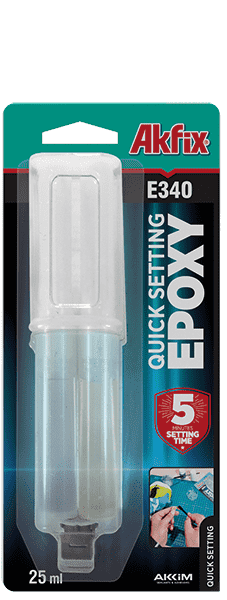 [007855] Akfix E340 Quick Epoxy Adhesive 5min