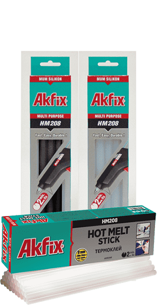 [008065] Akfix HM208 Glue Sticks 11mm Each