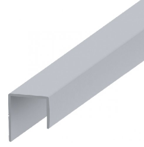 [004287] Al.Profile U Shape PA1551 Anodized 3mt