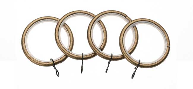 [007593] Antique Brass Ring 28mm MD