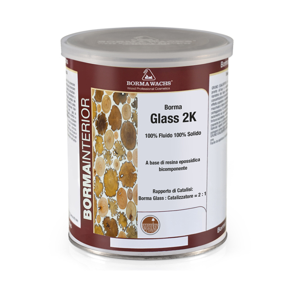 [008144] Borma Glass 2K Transparent Resin 1kg