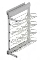 [008080] Bottle Unit w/Side Rail 400mm L S2181 Chrome