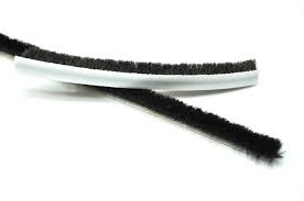 Dust Brush Self Adhesive 9mm Black