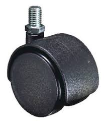 Castor wheel CF35 M8x15 Black