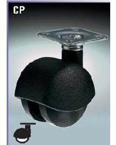 Castor wheel CP45 plate - 55mm